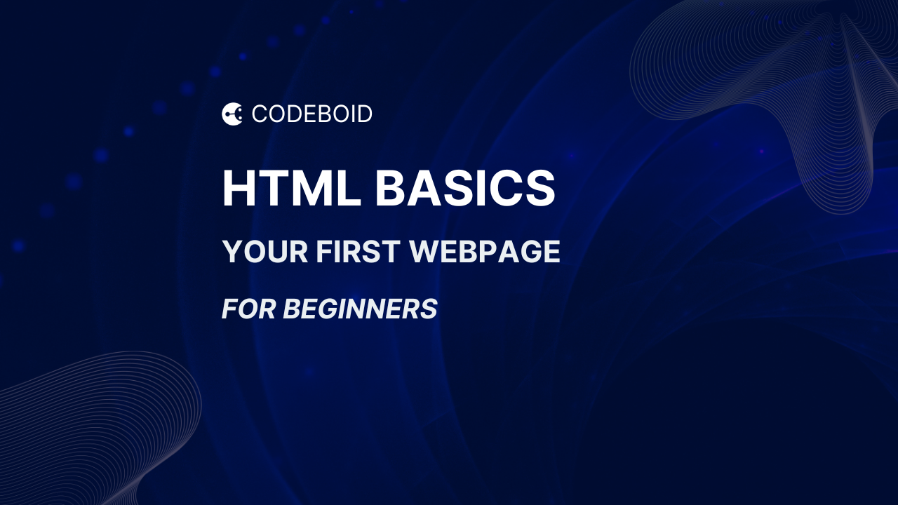 HTML Basics for Beginners: Your First Webpage (HTML Tutorial #1)